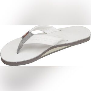 Like New! Rainbow Leather Flip Flops